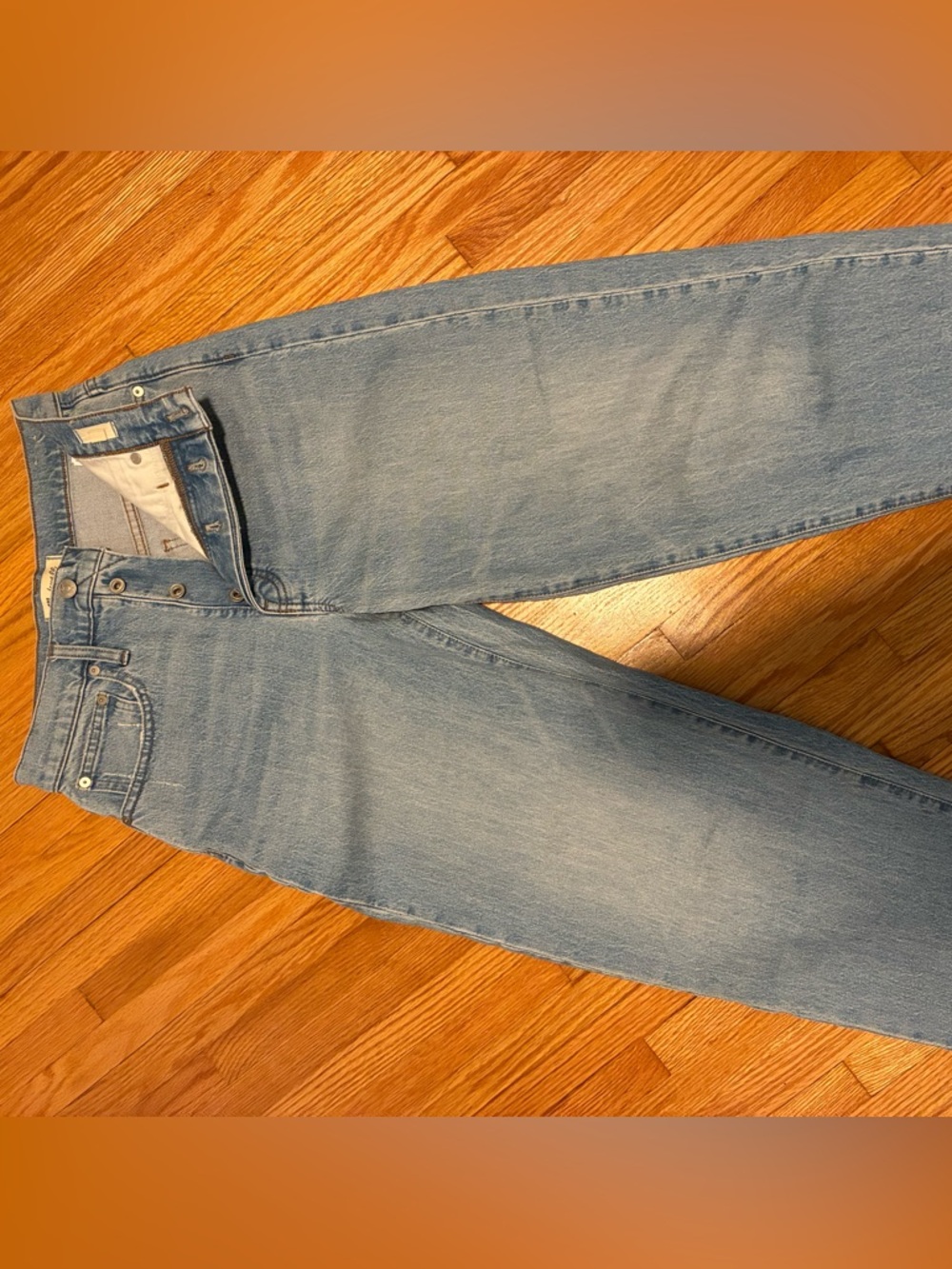 Madewell Light Blue Balloon Jeans - Picture 2 of 4